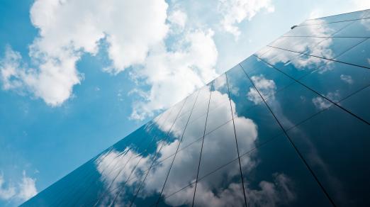 blue sky with clouds