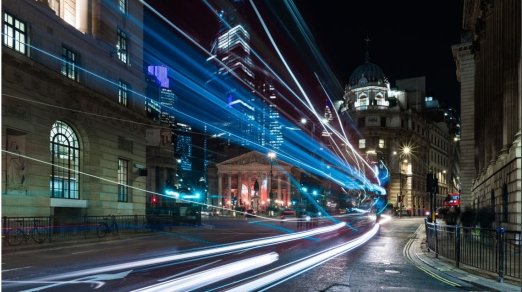 long exposure shot of lights, movement